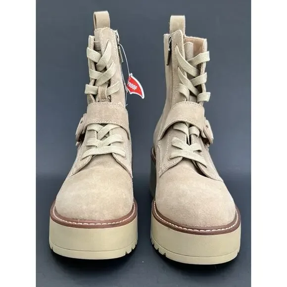 BLONDO Grayce Waterproof Lace-Up Buckled Ankle Booties Women's Size 8.5 US - Picture 4 of 12